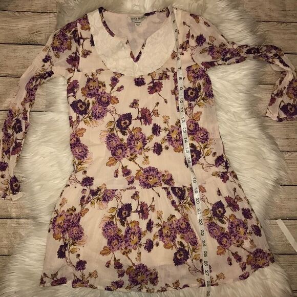 Lucky Brand Charlene Floral Drop Waist Dress - Picture 5 of 6